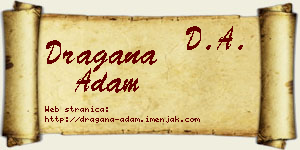 Dragana Adam vizit kartica